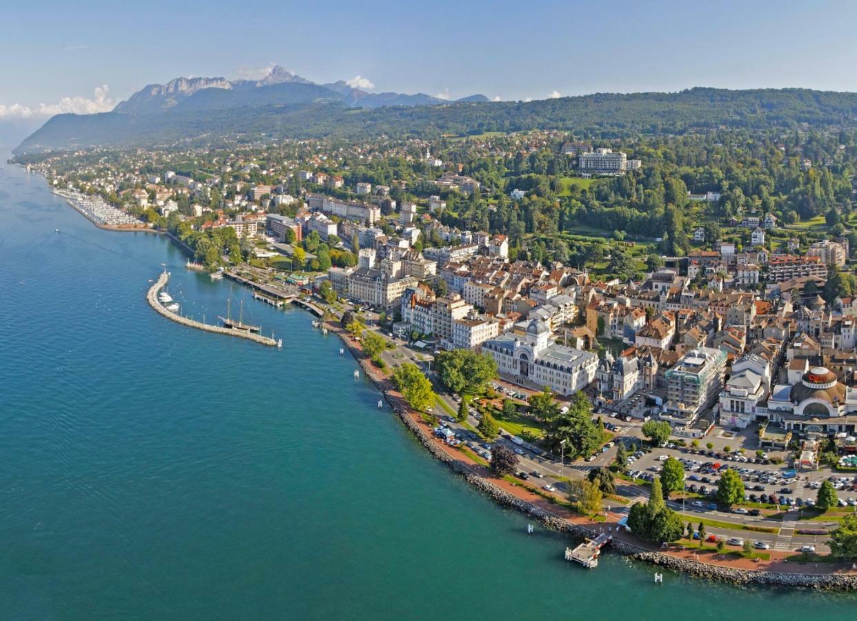 Au Rythme Du Lac Apartment Évian-les-Bains Exterior foto
